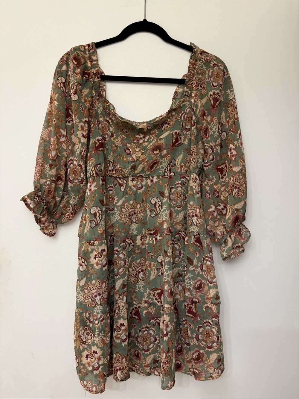 By the River Floral Mini Dress – Size L